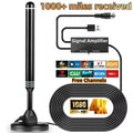 Popular Terrestrial Digital TV Antenna, Indoor/Outdoor Suction Cup TV Antenna, DTMB Home DVB-T2 Antenna Oasis Select Silver