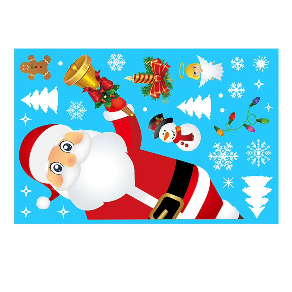 Christmas Electrostatic Window Stickers – Santa & Reindeer
