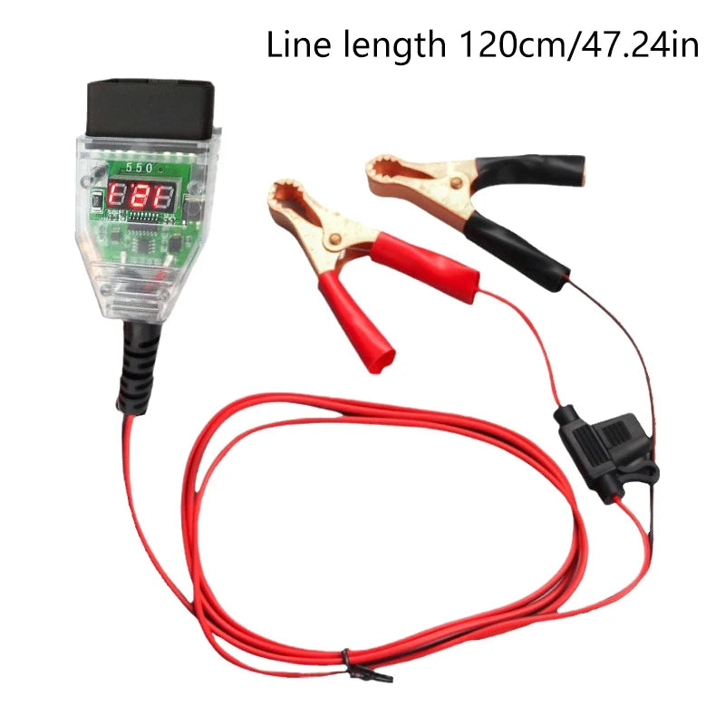 1PC Auto Repair Add-Ons With Digital Display Car Battery Tester, Safe OBD Computer ECU Memory Backup Tool Oasis Select