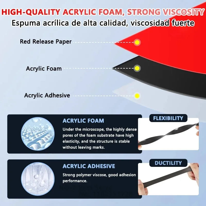 3m Extra Strong Double-Sided Tape 0.4mm – Auto, Home & Industrial Double-Sided Tape Oasis Select