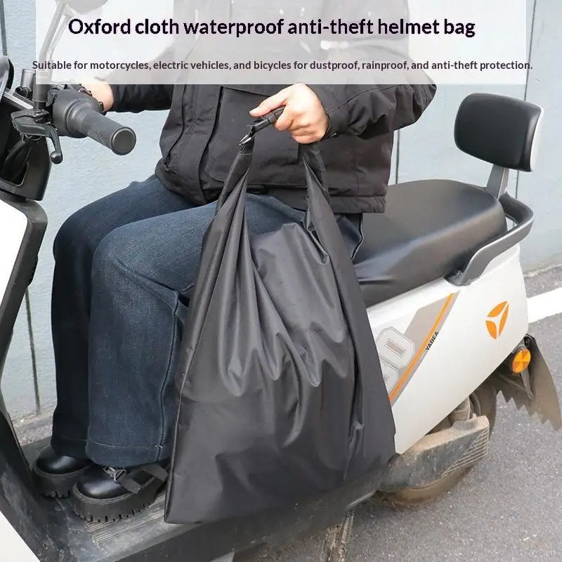 Portable Travel Motorcycle Waterproof Bag With Combination Lock Anti Theft Motorbike Helmet Storage Luggage Tool 1PC Oasis Select