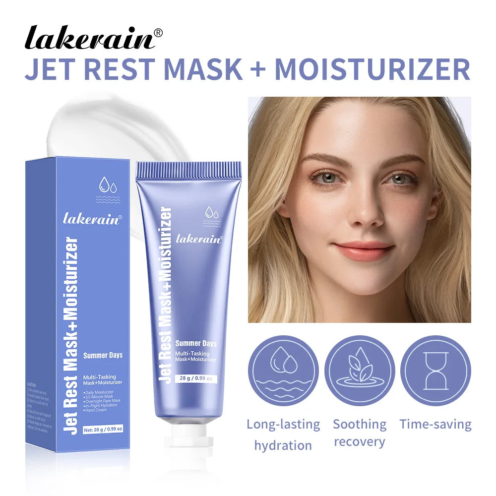 Multi Effect Facial Mask & Moisturizing Cream Hyaluronic Acid Deep Hydration Soothing Repairing Skin Even Skin Tone Moisturizer Oasis Select