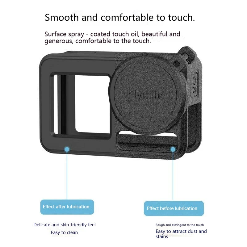Silicone Case & Lens Cap for DJI Action 5 Pro / 4 / 3