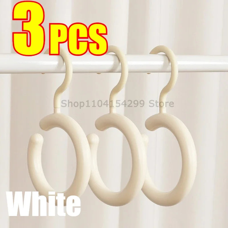 Hat Storage Clothes Hanger Invisible Luxury Multi-Function Hook Home Use New 2025 Plastic Coat Hanger Nordic Sle Adult Closet Oasis Select WHITE3