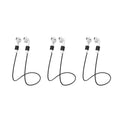 1/3pcs Silicone Strap Magnetic Anti-Lost Rope Bluetooth TWS Earphone Anti Lost Strap For Airpods 1/2/3 Gen Lenovo Earbuds Cord Oasis Select 3pcs Black No Magnetic