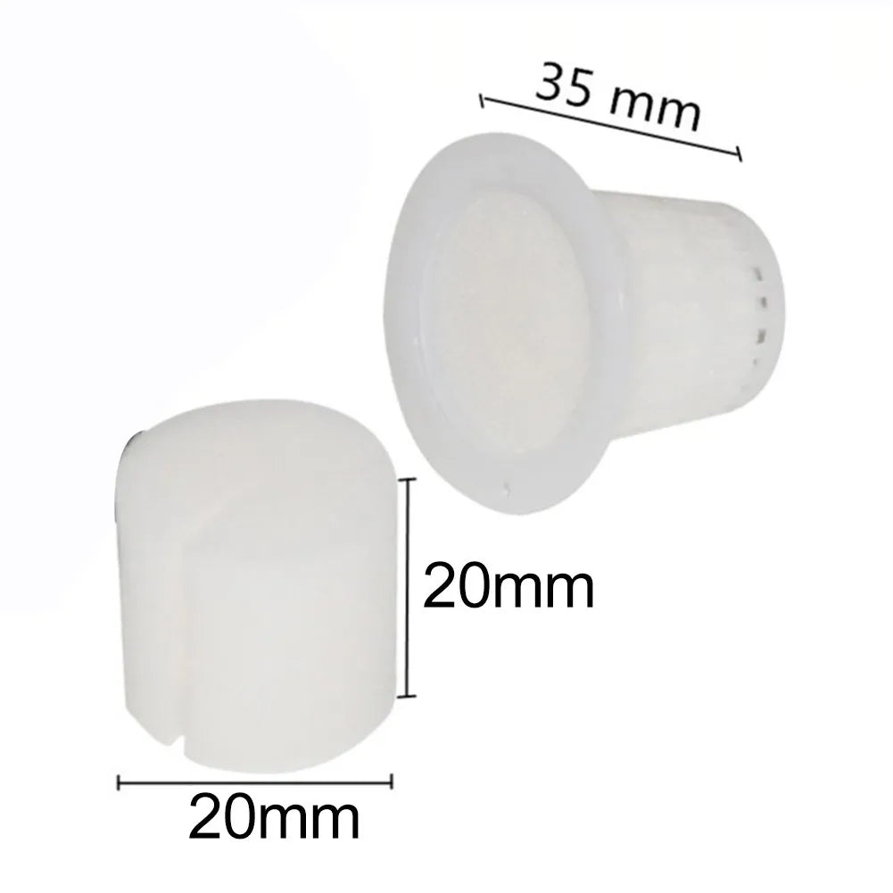 50PCS Plant Net Cup & 50PCS Cylinders Sponge For Hydroponics Aquaponics Orchids Plant Starting UV Resistant Plastic Net Cups Oasis Select