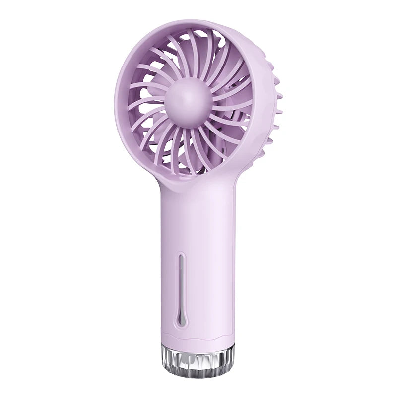Portable Mini Handheld Misting Fan – USB Rechargeable Spray Fan