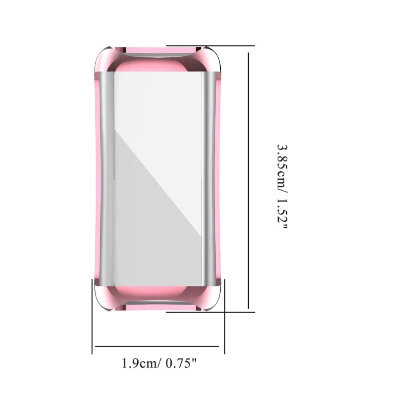 TPU Case for Fitbit Inspire 2 & 3 – Waterproof Screen Protector Smartwatch Case Oasis Select