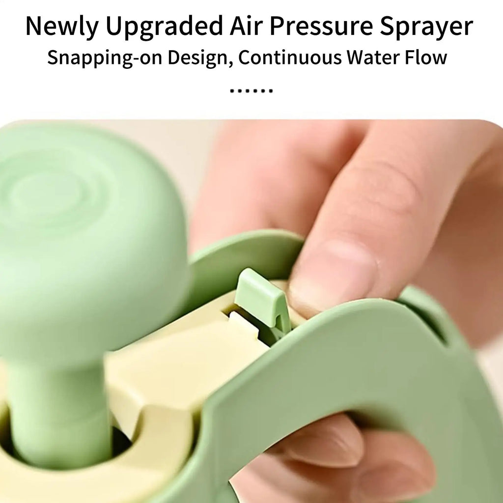 Watering Spray Adjustable Spray Bottle 1.5L Pump Pressure Leak-Proof Handheld Plastic Watering Can for Home Garden Plants Clean Oasis Select