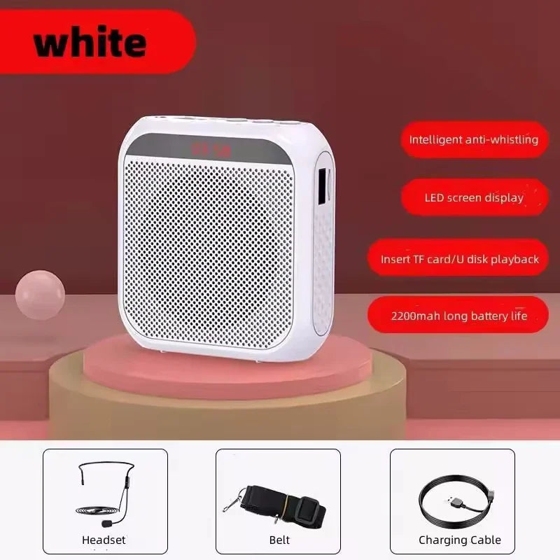 AyeBeau Wearable Voice Amplifier with Mic | 5W, 2200mAh