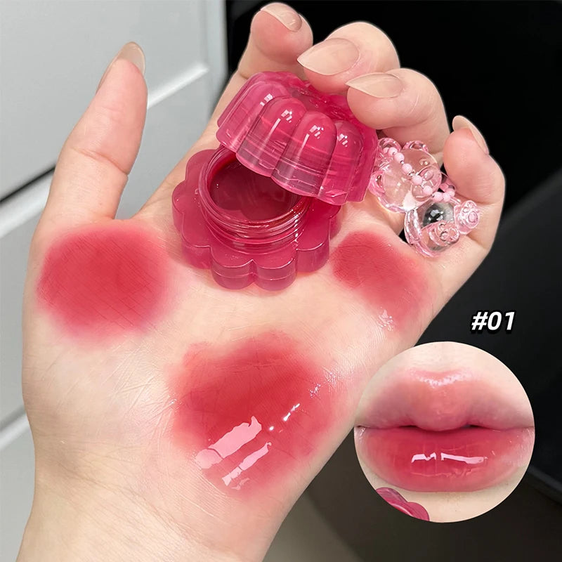 QIBEST Hydrating Jelly Lip Gloss & Cheek Tint | Water-Glow