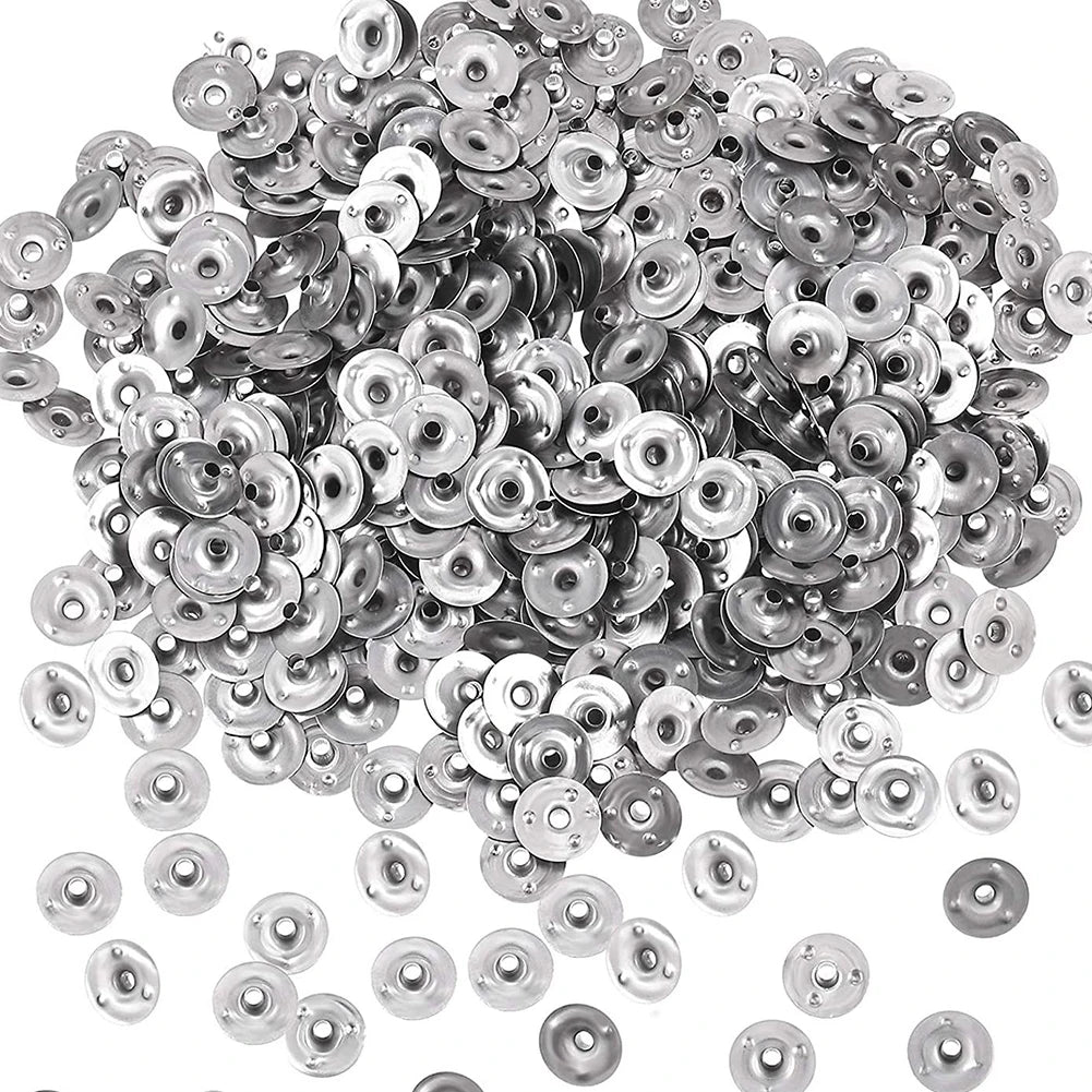 500-Pc Metal Candle Wick Sustainer Tabs | DIY Candle Making Kit Candle Making Supplies Oasis Select