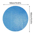 Ground Pool Solar Cover Heat Insulation Blanket Cover for Swimming Pool Protective Round Thermal Blanket with PE bubble film Oasis Select 180cm