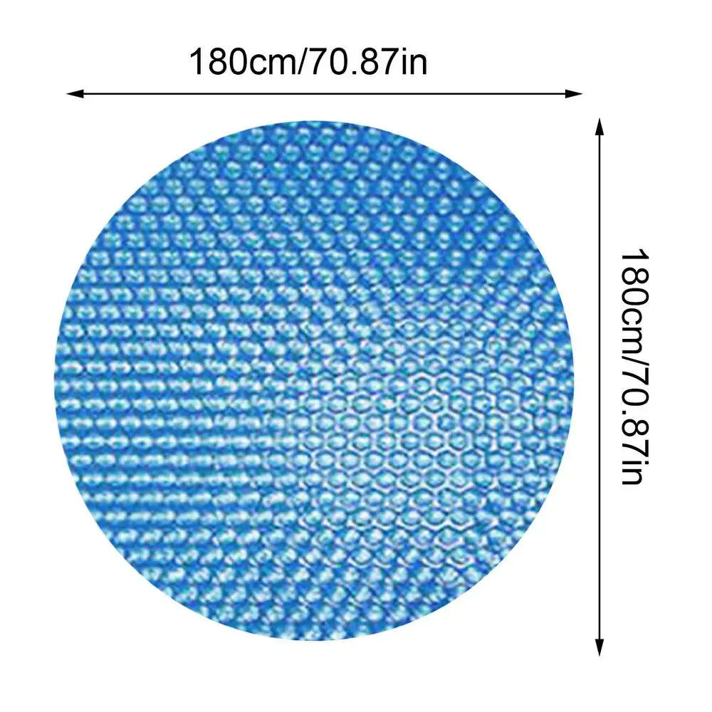 Ground Pool Solar Cover Heat Insulation Blanket Cover for Swimming Pool Protective Round Thermal Blanket with PE bubble film Oasis Select 180cm