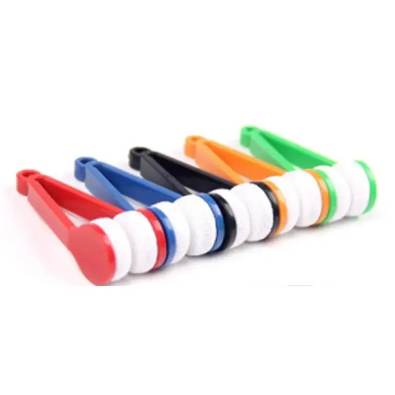 1/2/5pcs Portable Mini Glasses Cleaning Brush Multifunctional Mini Brush Microfiber For Sunglasses Wipe Cleaner Accessory Tools Oasis Select
