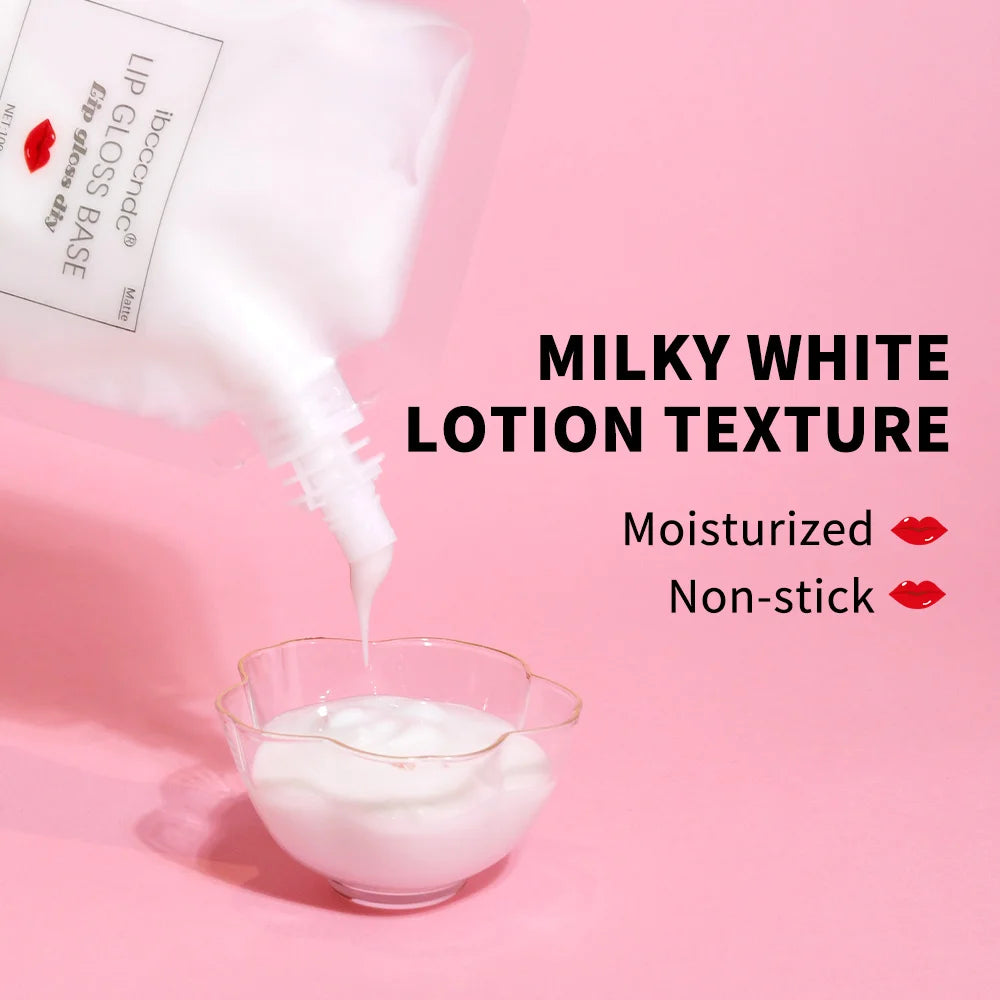 2025 NEW 100ml Lip Gloss Base Moisturized Non-stick Lotion Texture DIY Lip Glosses Matte Makeup Effect Lip Gloss Base Cosmetic Oasis Select