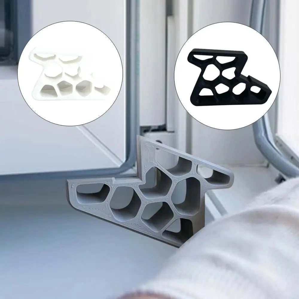 Multi-use Heavy-Duty Door Stopper Anti-Slip 3D Door Wedge Easy Installation Track Lock Stopper Balcony Doors Oasis Select