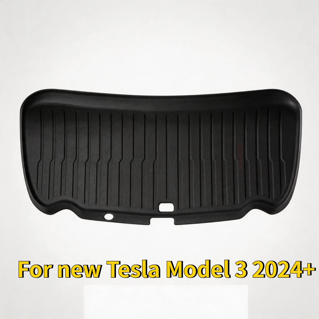 Trunk Protective Anti-dirty Pad Waterproof TPE Trunk Tailgate Guard Pad Rear Backplate Protective Pad For Tesla New Model Y/3/YL Oasis Select TPE For new Model 3