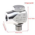 Stainless Steel 304 High Pressure Washer Car Wash Arm Connector With 360 Degree Swivel Joint For 1/4 Inch Or 3/8 Inch Fittings Oasis Select A1