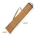 Fishing Rod Carrying Bag 120/130/140cm Canvas Portable Large Capacity Waterproof Storage Bag Fishing Equipment Accessories Oasis Select Brown 1.4M