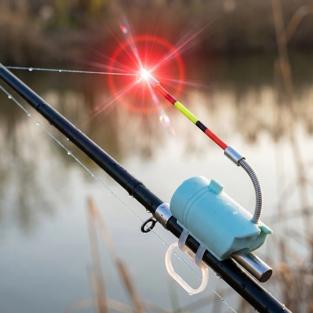 NEW! High Sensitivity Fishing Float Alert For Rods, Electronic LED Fishing Sound Alarm, Night Fishing Rod, For Rod Tip Detection Oasis Select