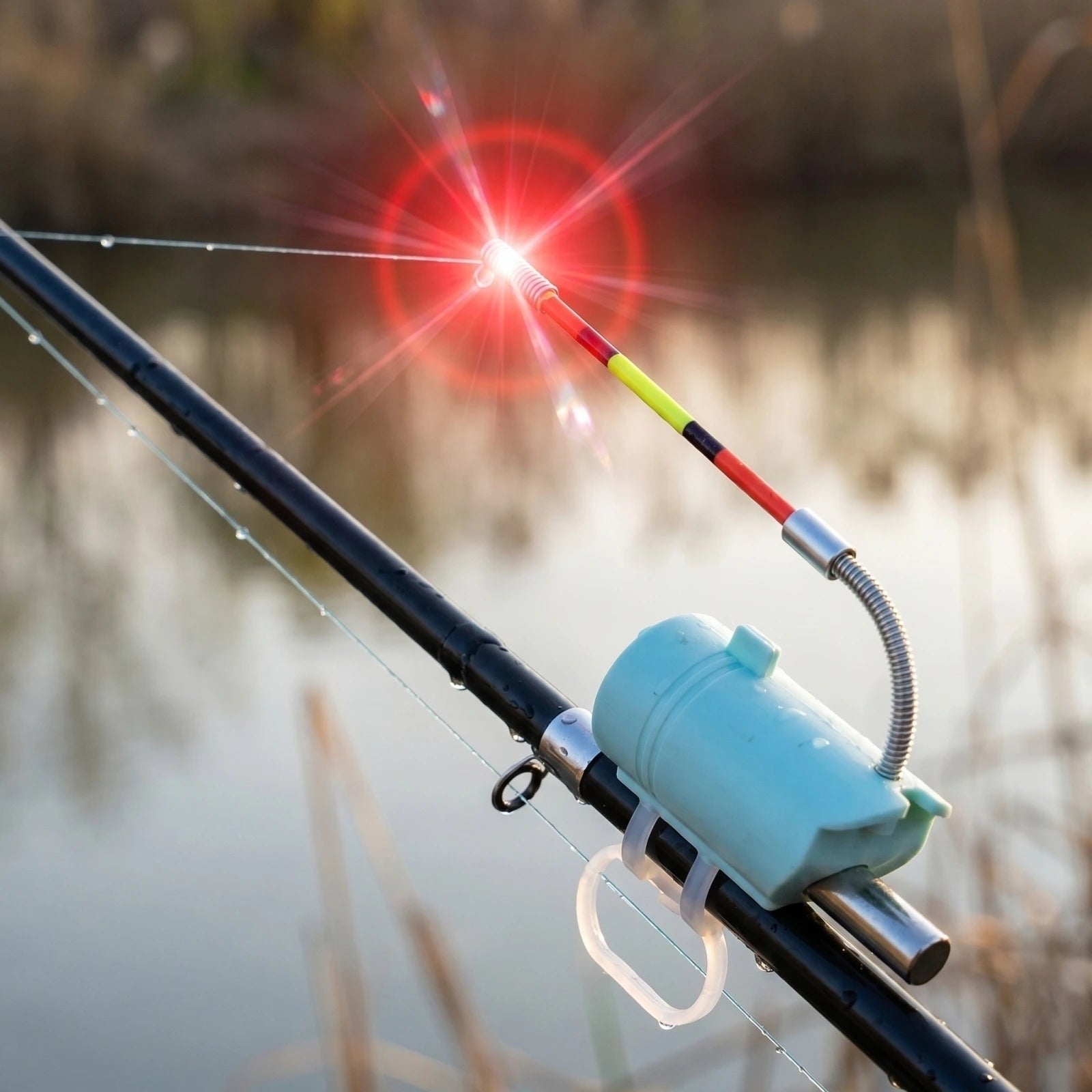 NEW! High Sensitivity Fishing Float Alert For Rods, Electronic LED Fishing Sound Alarm, Night Fishing Rod, For Rod Tip Detection Oasis Select
