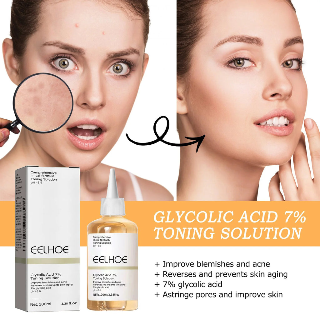 Glycolic Acid 7% Toning Solution Ordinary Acne Remover Lifting Firming Wrinkles Glowing Facial Skin Care Glycolic Acid Toner Oasis Select
