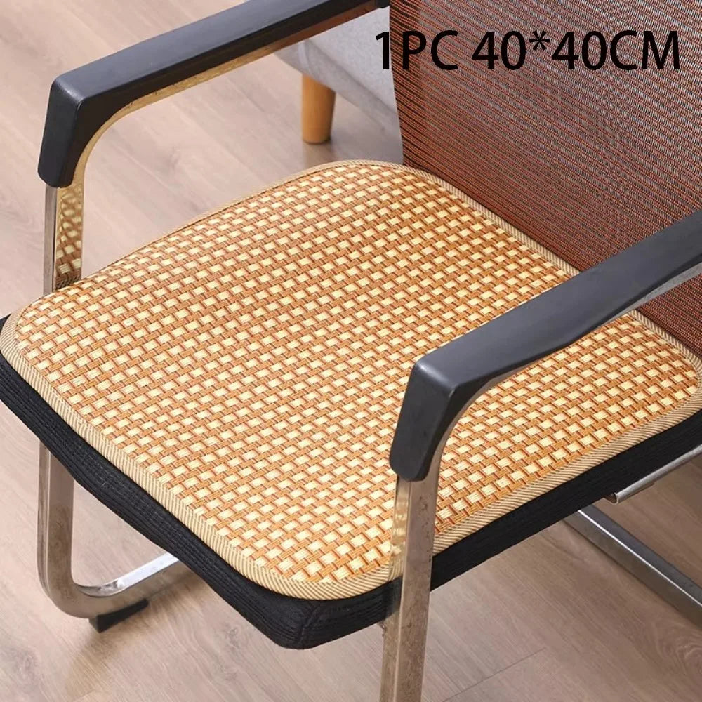 Gifts Breathable Summer Cooling Seat Cushion Thickening Car Seat Cushion Ice Silk Rattan Sofa Mats Non-slip Cool Mat Oasis Select 40cm