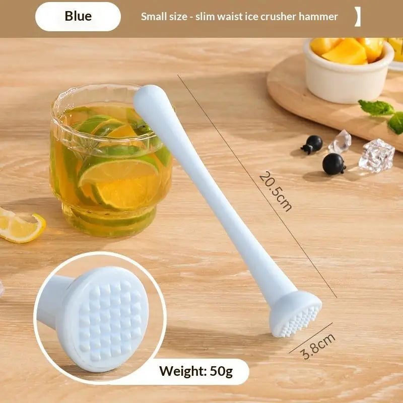 1 Pcs PP Cocktail Muddler with Grooved Nylon Tip, Bar Tool for Mashing Mixing Homemade Drinks Mojito Oasis Select 8