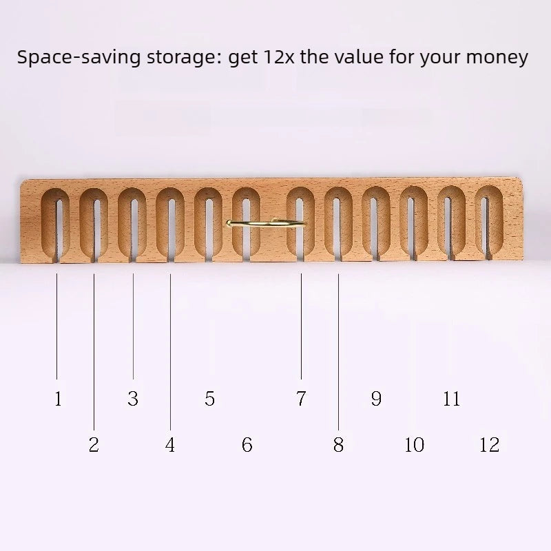 High End Solid Wood with Storage Rack Home Wardrobe with Hooks for Organizing Handicrafts with Hanging Wooden Hangers Oasis Select
