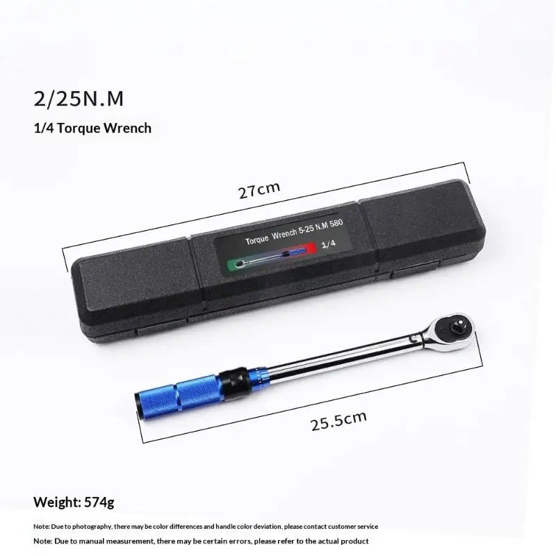 1Pcs 5-210Nm Preset Spark Plug Tool With Swivel Head 1/4" 3/8" 1/2" Drive Adjustable Torque Wrench For Car Bike Repair Oasis Select 25NM