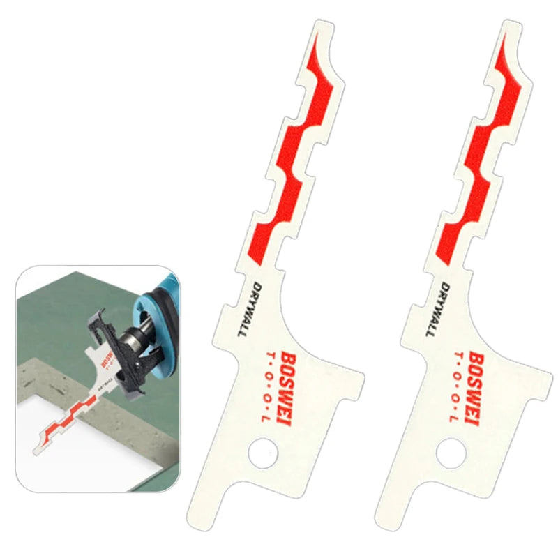 2pcs Reciprocating Saw Blades SK5 Steel Saw Blade For Plasterboard 86 Type Wire Box Hole Opening Cutting Power Tools Accessories Oasis Select