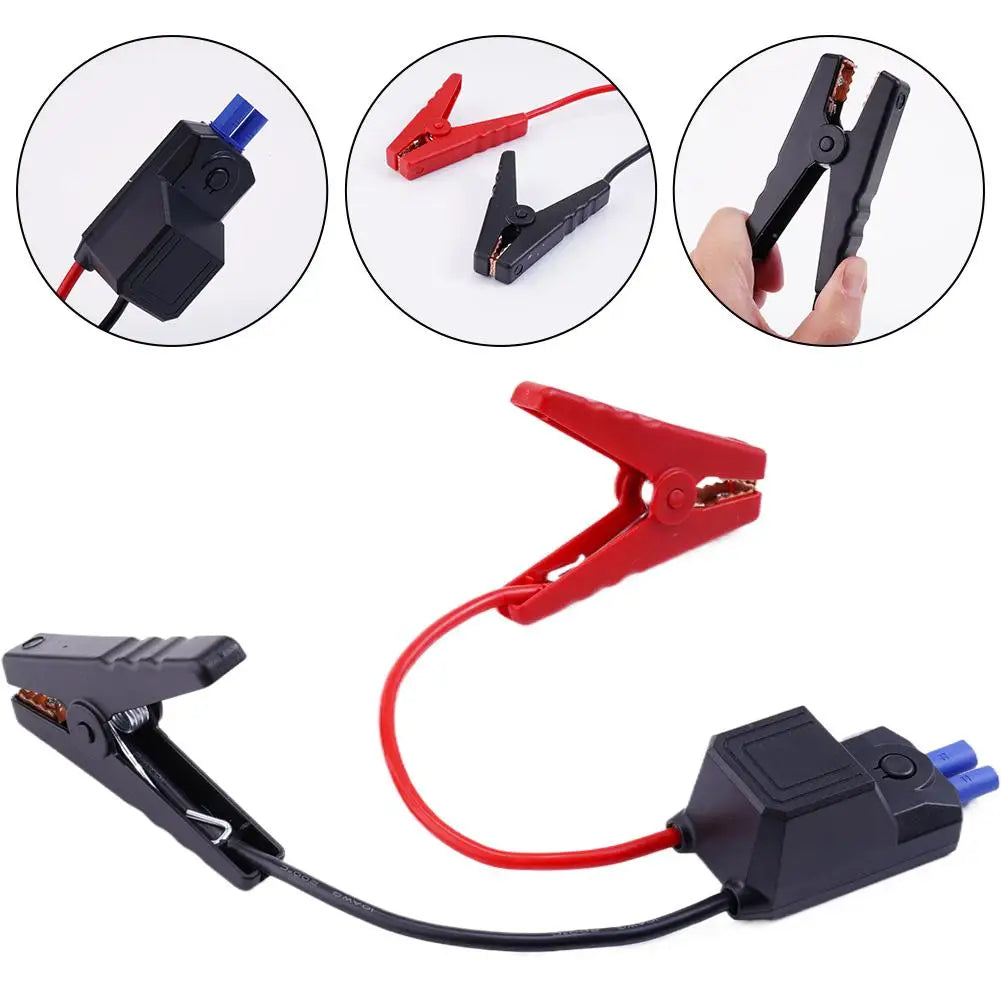 Auto Truck Emergency Jump Starter Alligator Clamps Clip Tools 1Pcs Car 12V 500A Intelligent Booster Cable Smart EC5 Connector Oasis Select