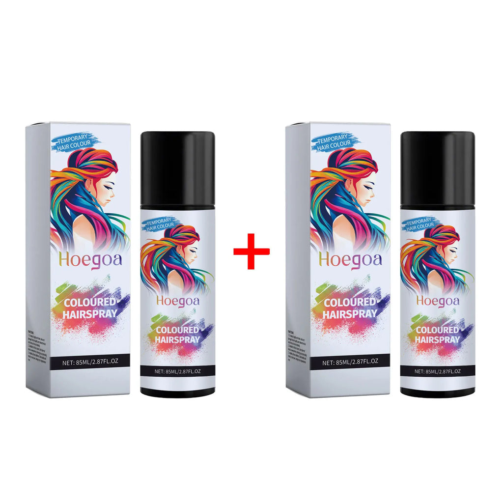 Instant Hair Color Spray Gray White Hair Coverage Repair Dry Nourishing Hair Styling Product Easy Rinse Temporary Black Hair Dye Oasis Select 170ml boxed