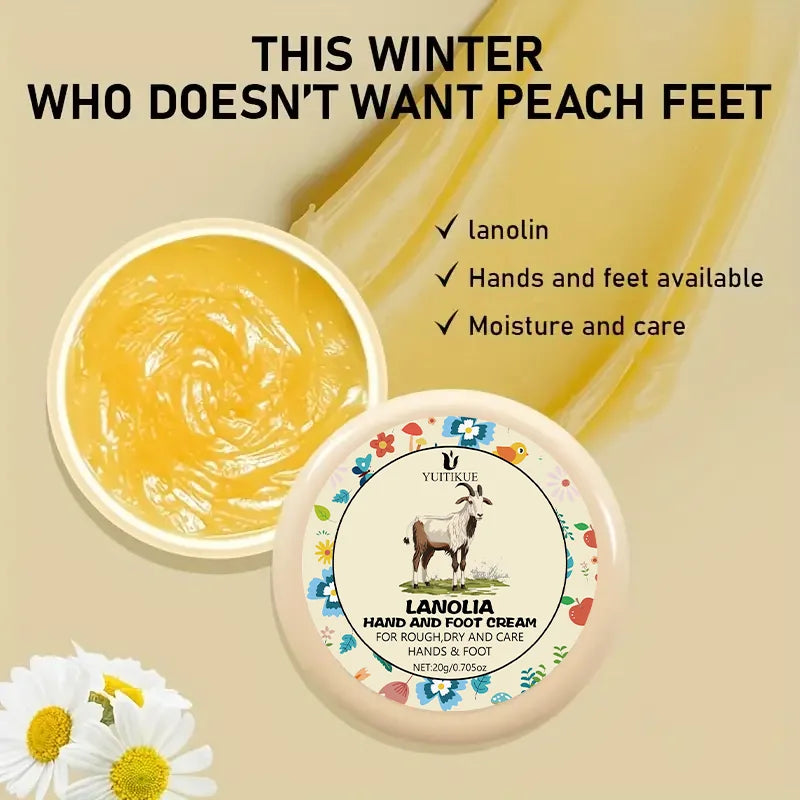 YUITIKUE Lanolin Hand & Foot Cream – Dry & Cracked Skin 20g