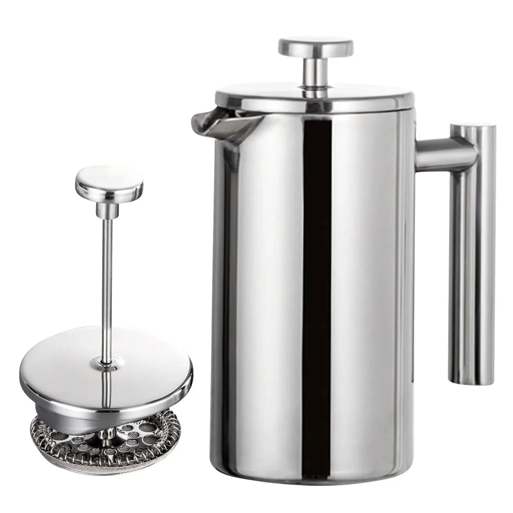 350ml/800ml/1000ml Coffee Maker Pot French Press Coffee Maker Stainless Steel Double Walled Insulated Coffee Maker Pot Oasis Select 1000ML