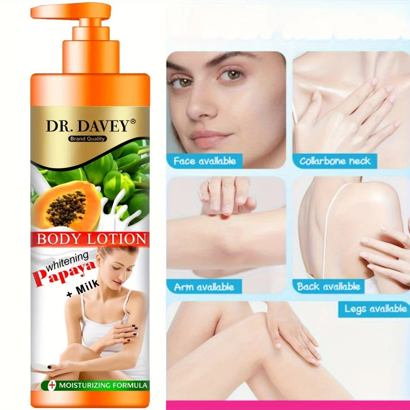 DR.DAVEY Papaya Body Lotion 500ml – Hydrating & Moisturizing
