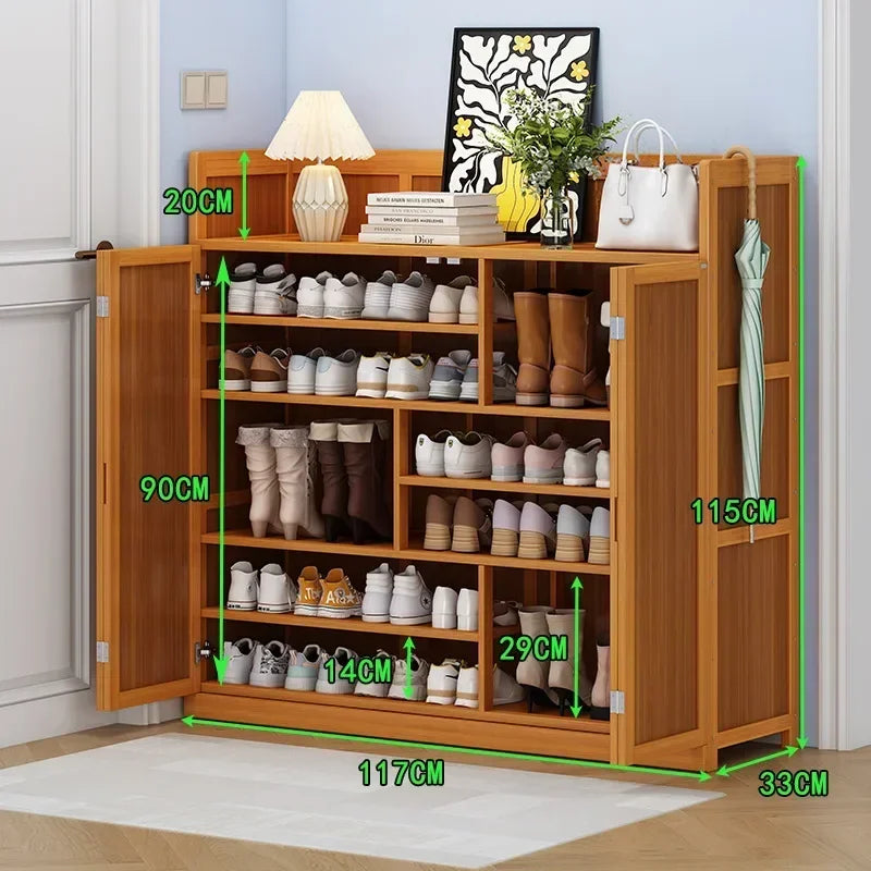 Nanzhu shoe cabinet simple shoe rack at the door of the home large-capacity storage artifact multi-layer dust-proof Oasis Select 4-7