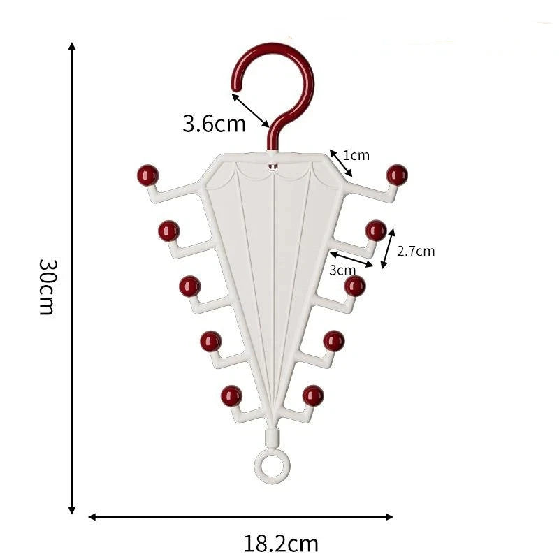 V-Shape Double-Sided Closet Hanger | 12-Hook Space Saver