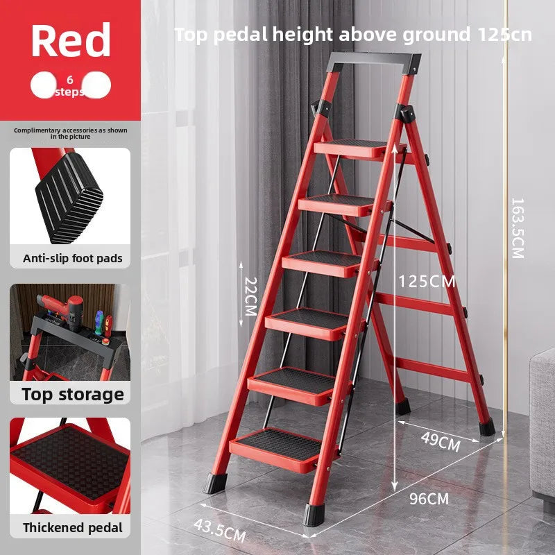 Herringbone Ladder Household Folding Telescopic Multifunctional