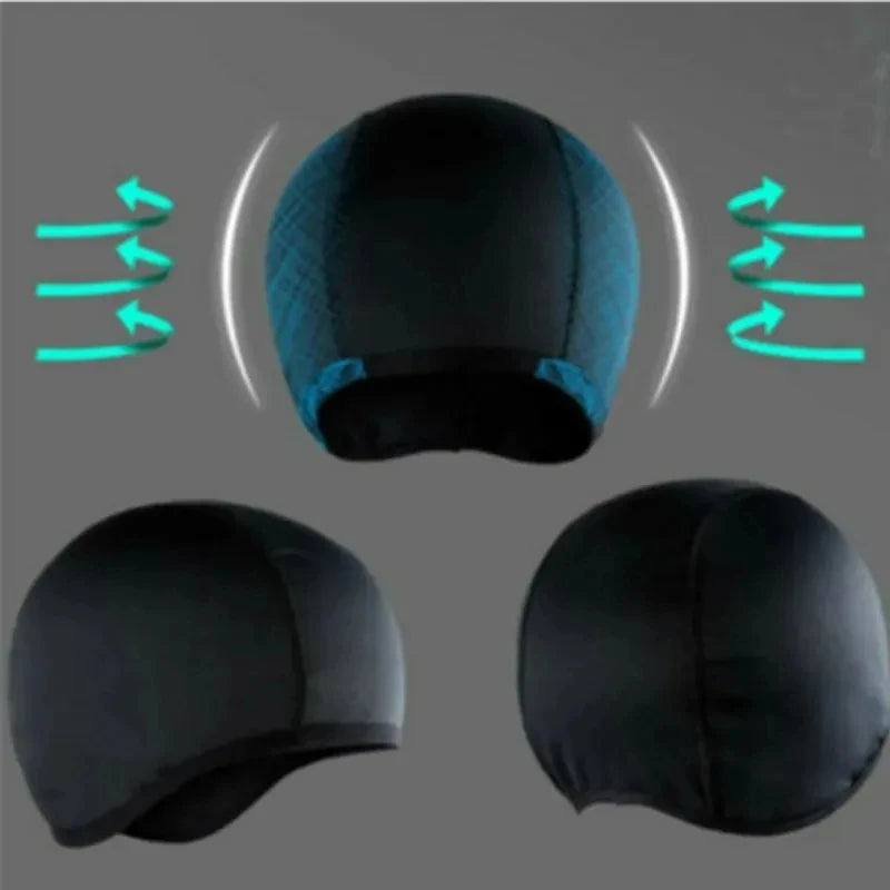 2/4/6pcs Motorcycle Helmet Inner Cap Hat Quick Dry Breathable Hat Racing Cap Under Helmet Beanie Cap Motocross Motor Helmet Hat Oasis Select