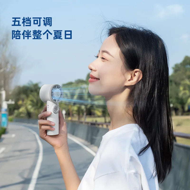 URGGU Pocket Handheld Fan – USB Rechargeable & Quiet | Portable