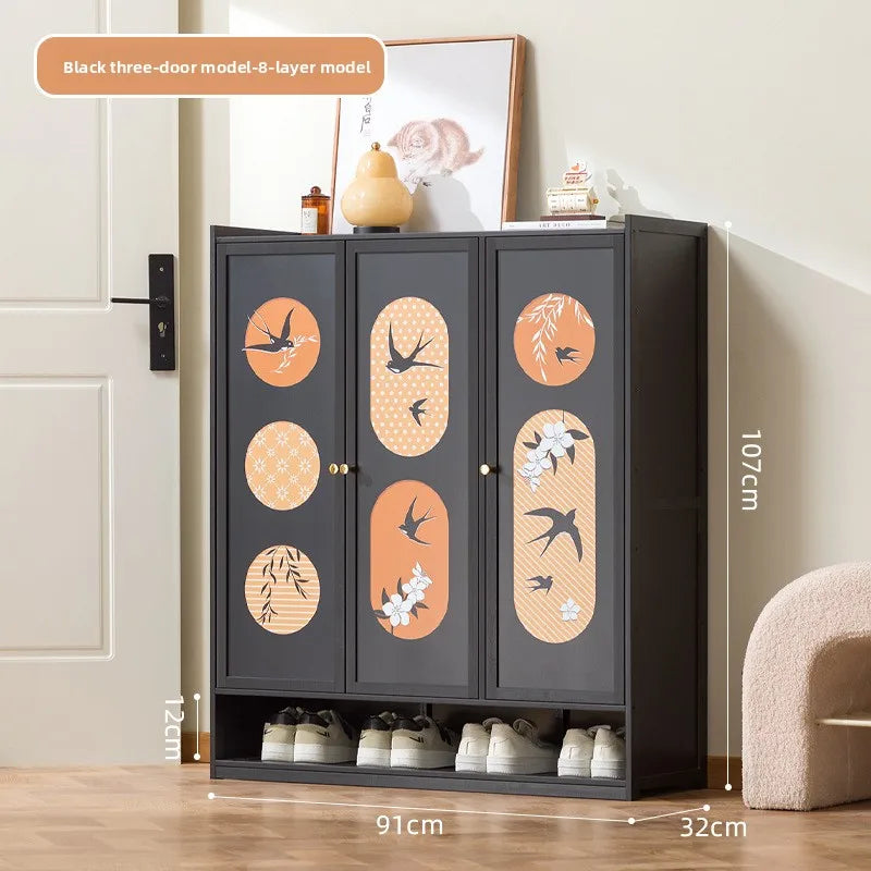 Shoe cabinet at the entrance of the house, household porch storage cabinet, retro shoe rack at the entrance Oasis Select 3-8