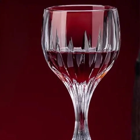 European high-end gold unleaded glass wine glass household thickened hand-made crystal glass goblets wine glasses Oasis Select Transparent 300ml