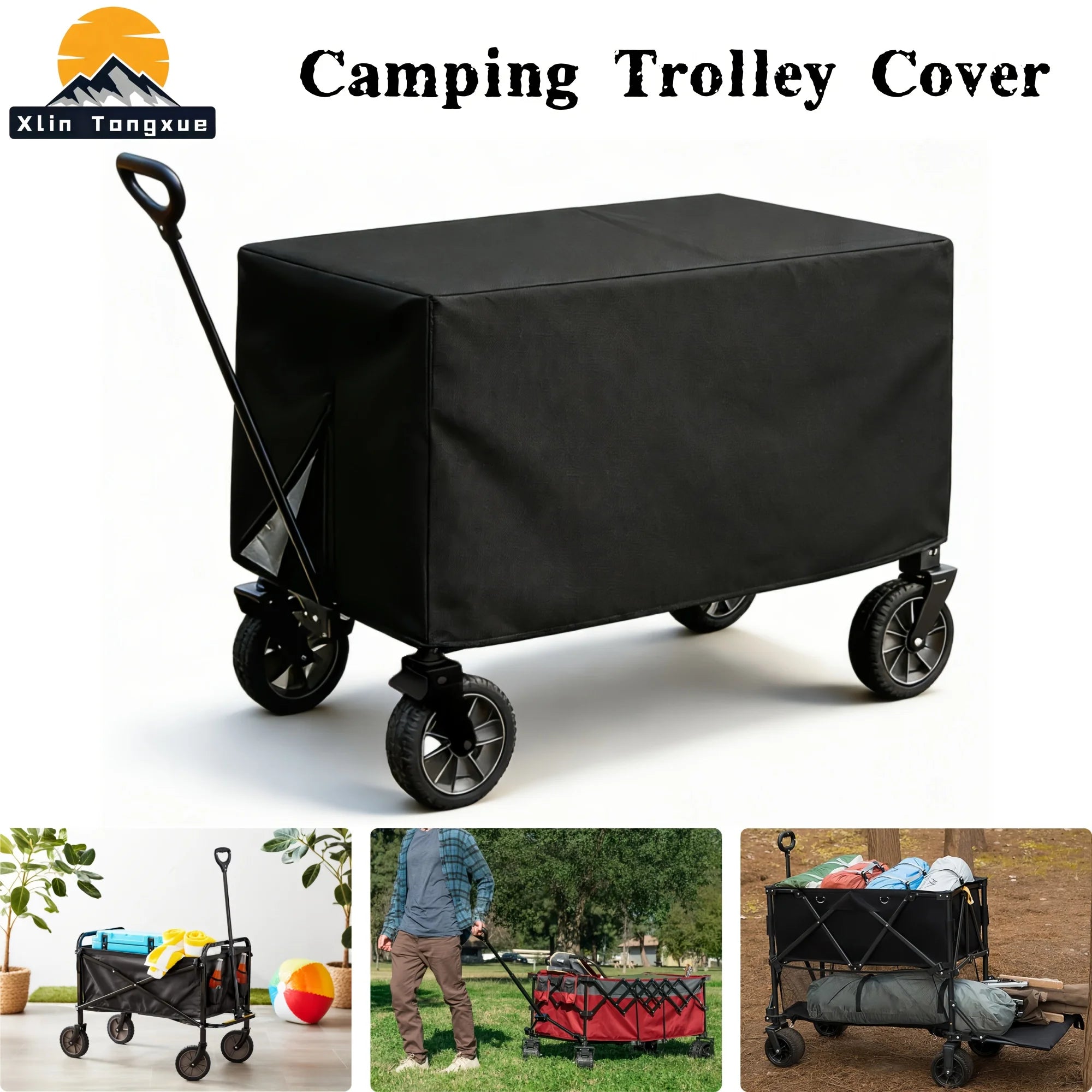 Multi-purpose Folding for Trolley Cover |Suitable for Most Outdoor for Trolleys,Provides All-Weather Protection,Fabric,Available Oasis Select