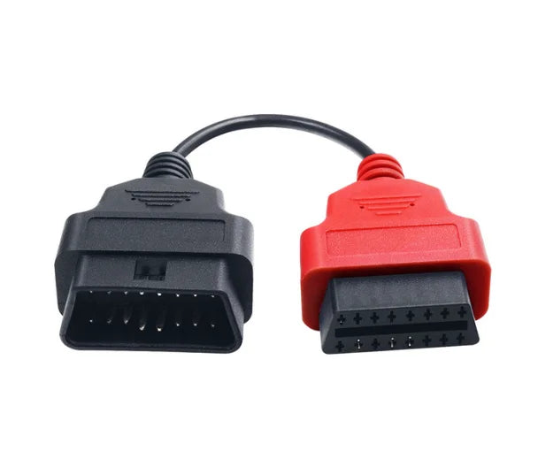 FiatECUScan OBD2 Adapter Cable Kit – 6-Lead Diagnostic Set OBD2 Diagnostic Adapter Oasis Select Red