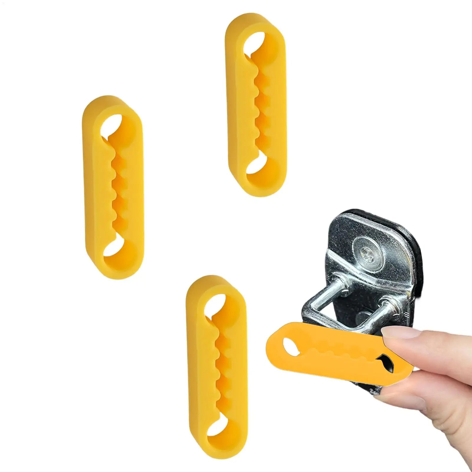 4PCS Car Door Shock Absorber Universal Anti-Collision Thick Soundproof Door Silencer Protection Damper for Minivans Trucks SUVs Oasis Select
