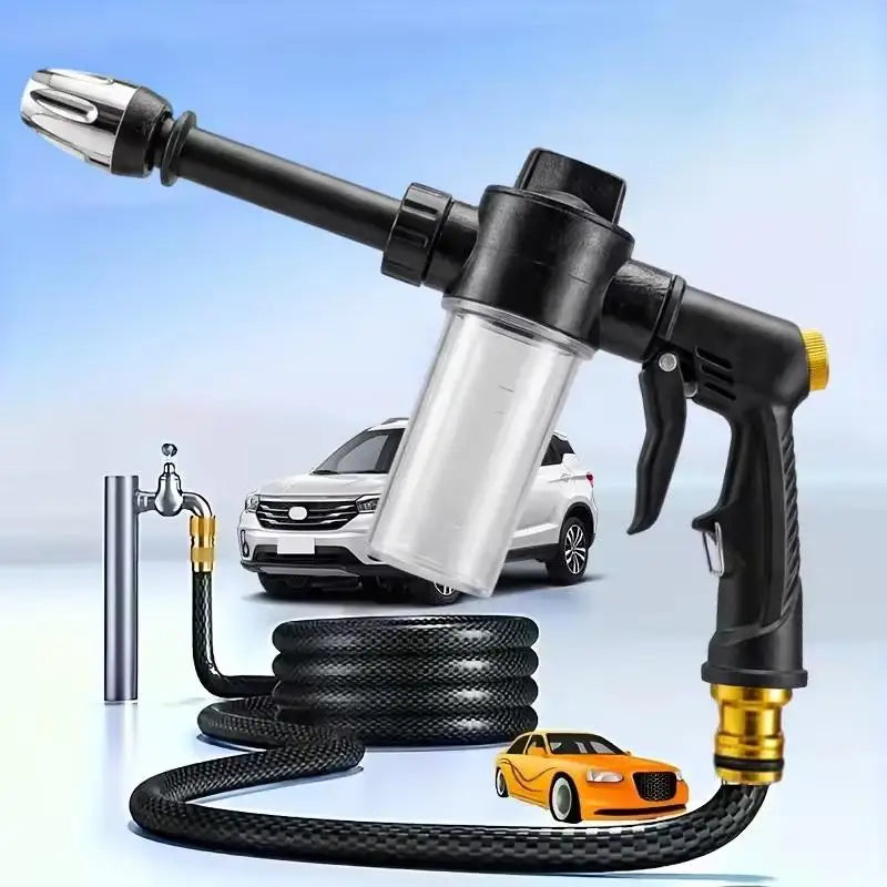 High Pressure Car Wash Gun, RV Cleaning Foam Kettle, Garden Hose Nozzle Shower Multi Watering Tool Oasis Select