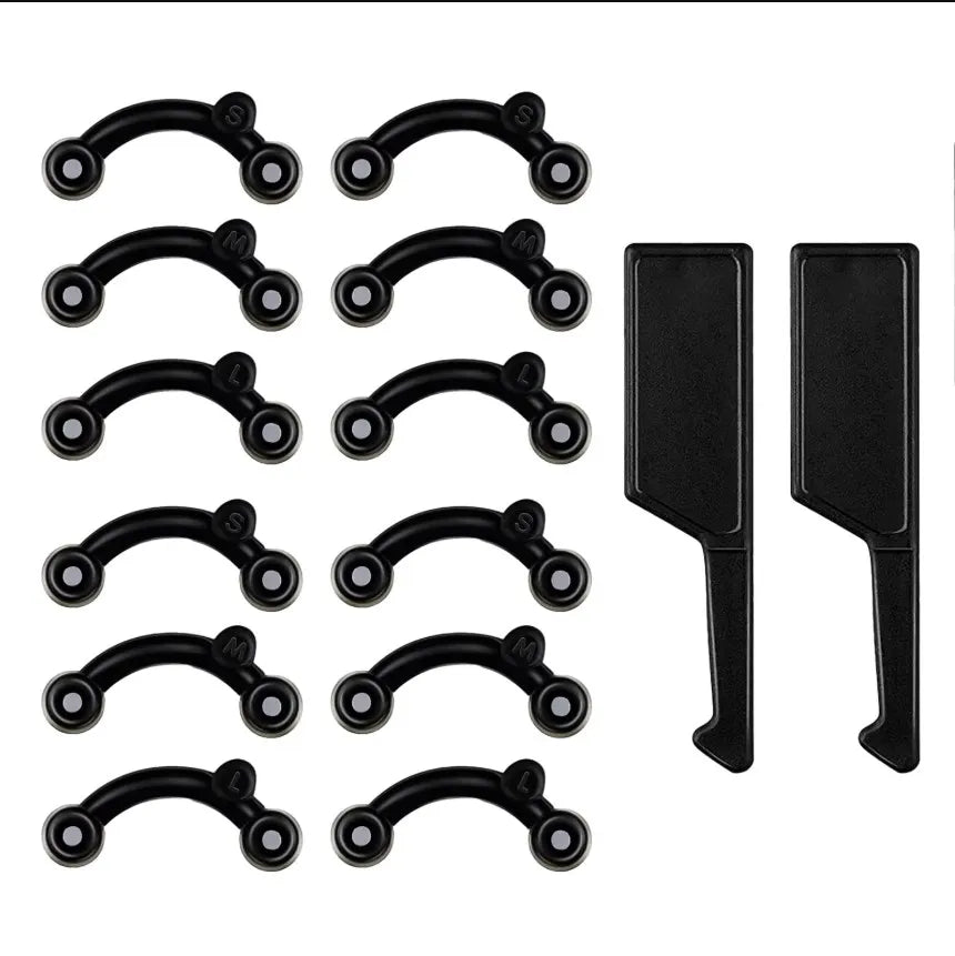 Nose Shaper Lifting Clips – 2 Sets, 3 Sizes | Silicone & Acrylic