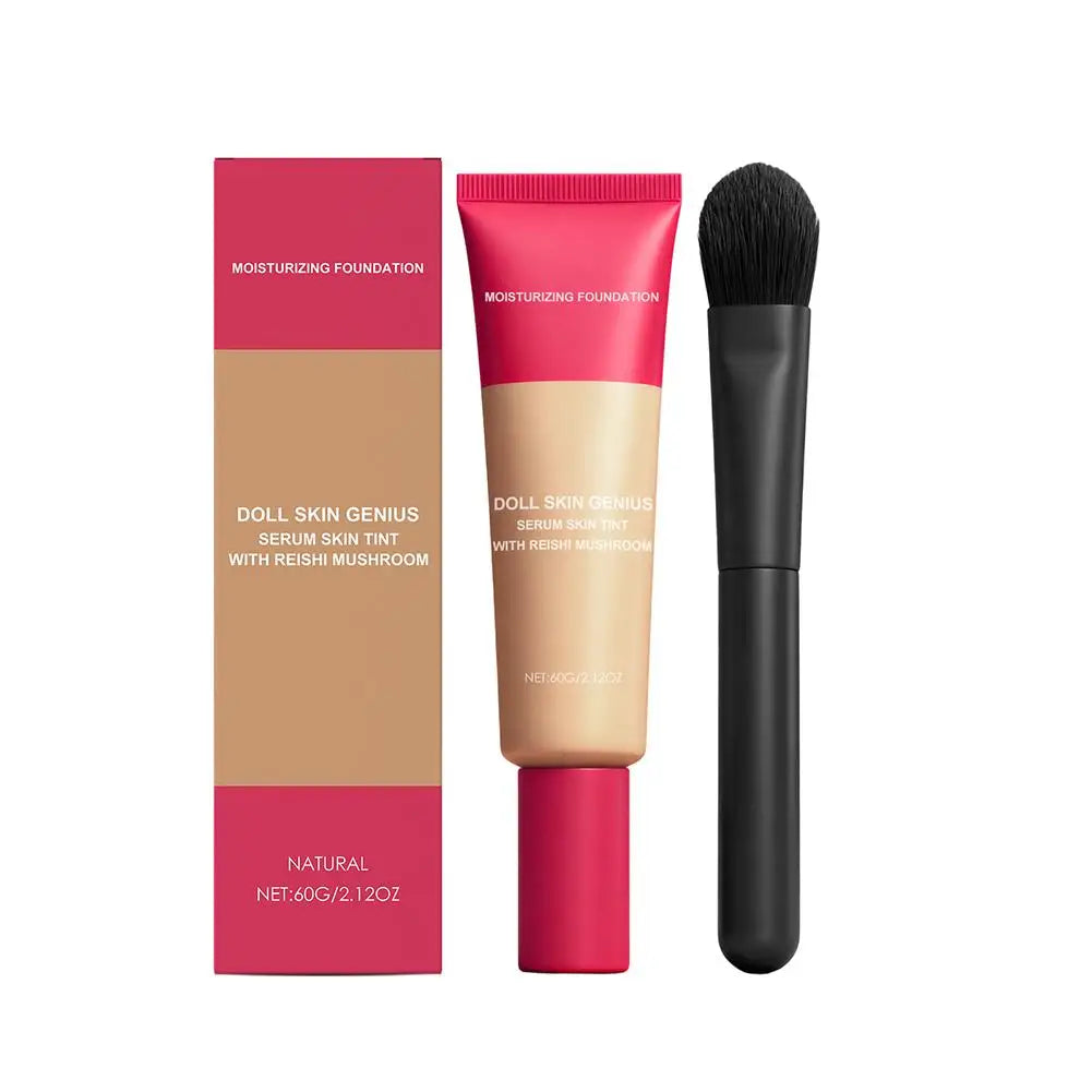 Moisturizing foundation cream Matte Finish Lightweight Soft Focus Concealing Moisturizing Oil Control Nourishing Korean Cosmetic Oasis Select B